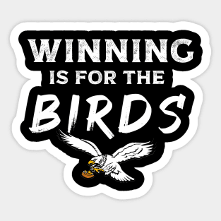 Winning is For the Birds Vintage Sticker